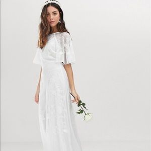✨Asos Mia Embroidered Wedding Dress💍